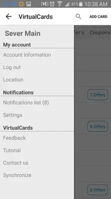 VirtualCards android App screenshot 6